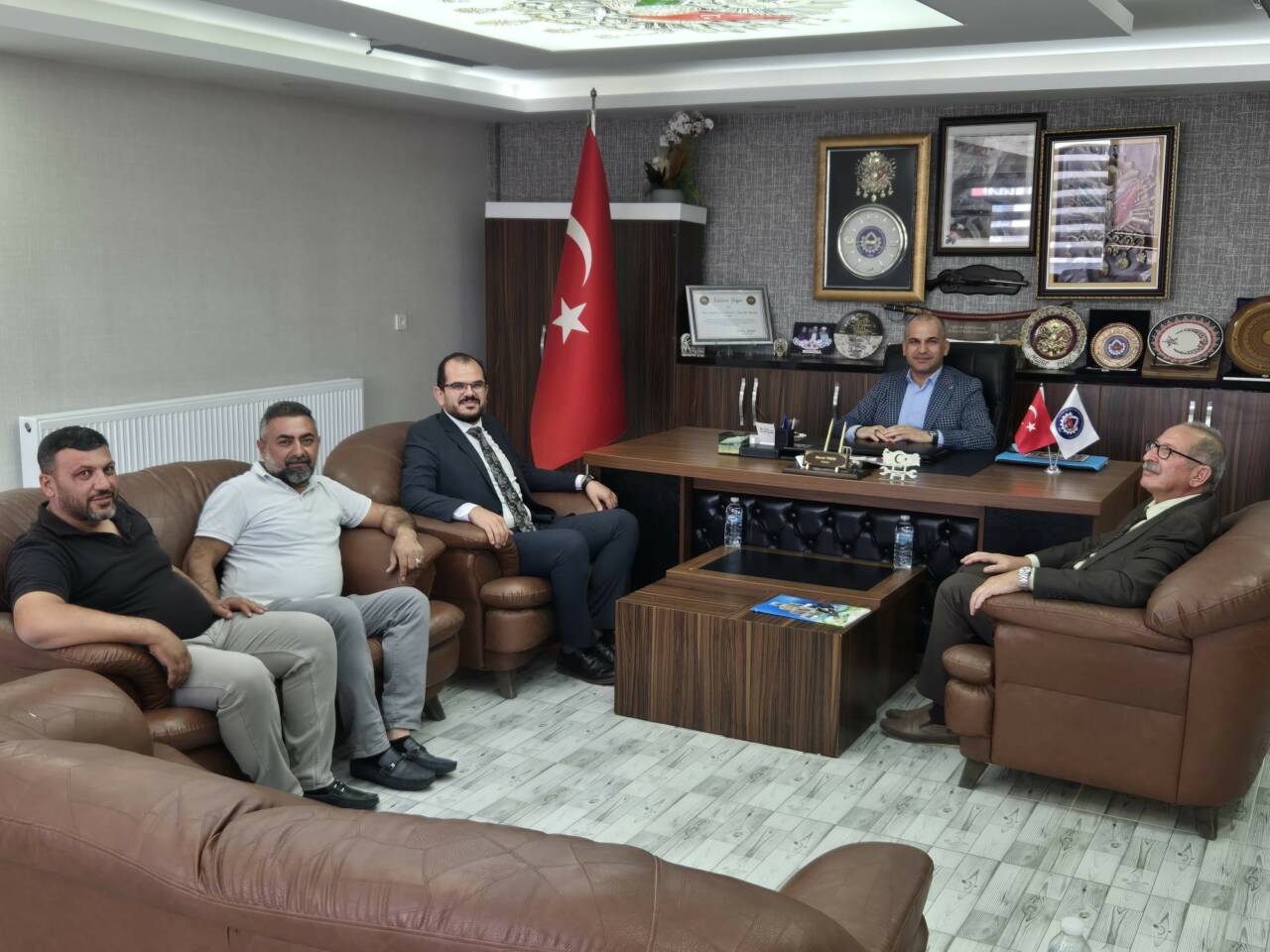 Aksaray Ticaret İl Müdürü Ünal Aksoy ve Müdür Yardımcısı Ramazan