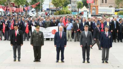19 Eylül Gaziler Günü’nde Aksaray’da düzenlenen yürüyüş ve anma programında