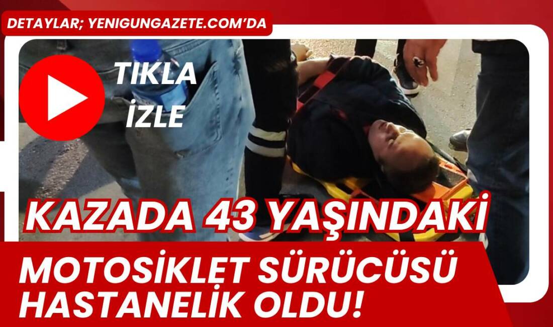 Aksaray’da meydana gelen trafik kazasında otomobil ile motosiklet çarpıştı. Kazada
