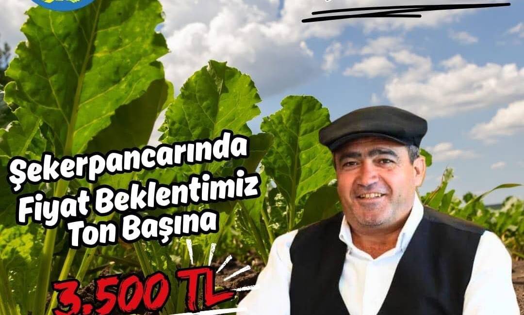 Aksaray Ziraat Odası Başkanı Emin Koçak, şeker pancarı fiyatlarının hasattan