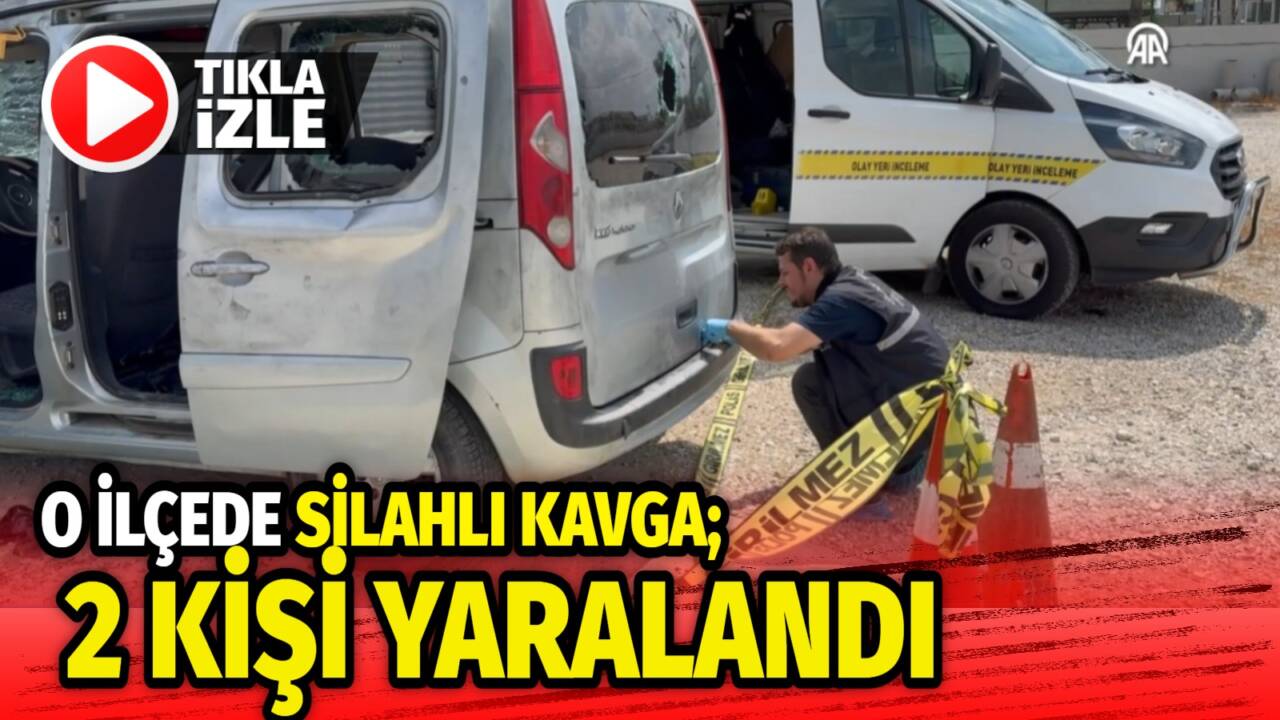 Adana'nın merkez Yüreğir ilçesinde çıkan kavgada 2 kişi silahla vurularak
