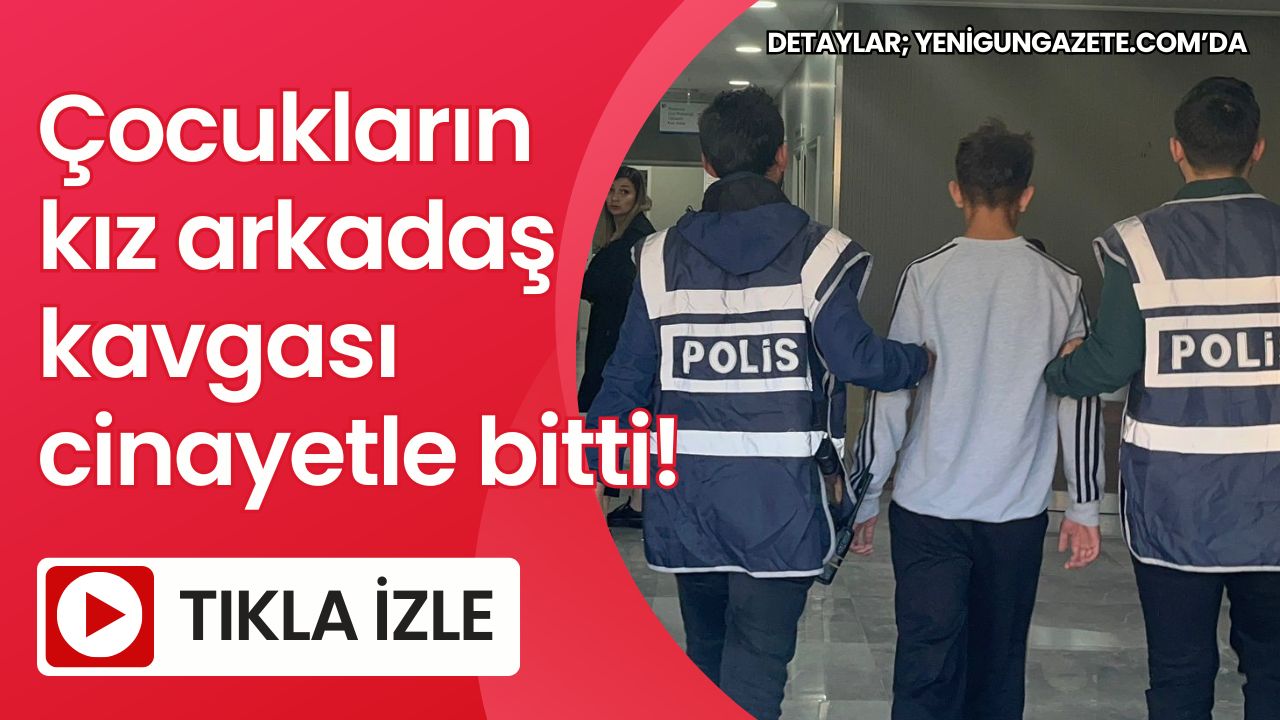 Nevşehir'de iddiaya göre kız arkadaş kavgası sebebi ile çocuklar arasında