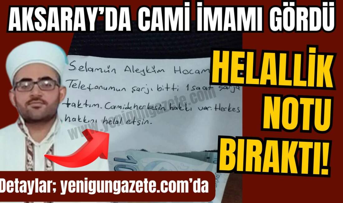 Büyük Bölcek Mahallesi Fatih Camii’nde akşam namazına gelen bir kişi,
