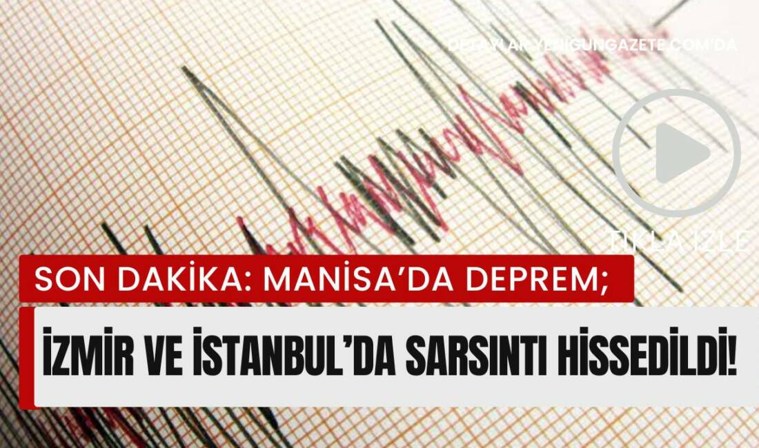 Manisa’nın Gördes ilçesi yakınlarında meydana gelen 4,5 büyüklüğündeki deprem, çevre