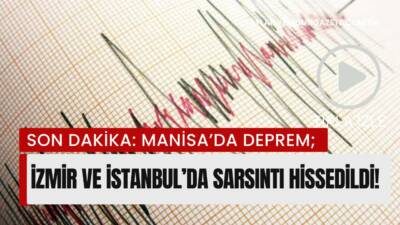 Manisa’nın Gördes ilçesi yakınlarında meydana gelen 4,5 büyüklüğündeki deprem, çevre