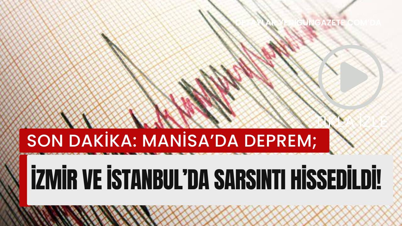 Manisa’nın Gördes ilçesi yakınlarında meydana gelen 4,5 büyüklüğündeki deprem, çevre
