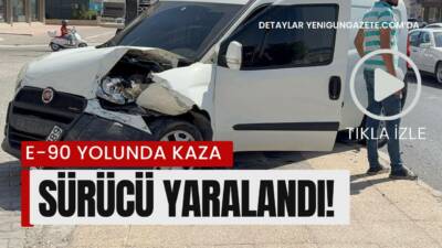 Aksaray’da E-90 karayolunda Ankara istikametine seyir halindeyken meydana gelen trafik