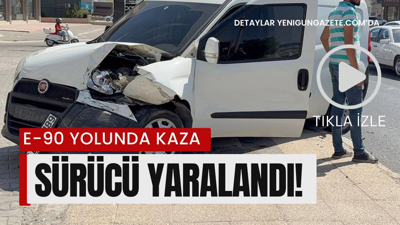 Aksaray’da E-90 karayolunda Ankara istikametine seyir halindeyken meydana gelen trafik