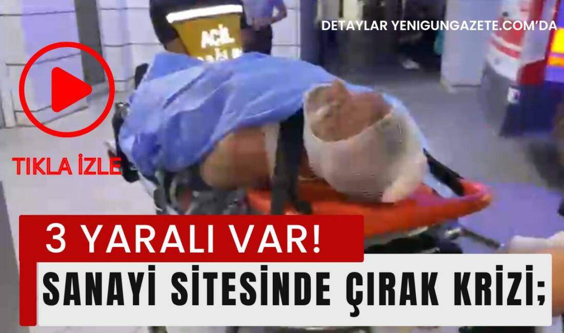 Aksaray Yeni Sanayi Sitesi’nde çıkan levyeli kavgada 3 kişi yaralandı,