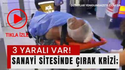 Aksaray Yeni Sanayi Sitesi’nde çıkan levyeli kavgada 3 kişi yaralandı,