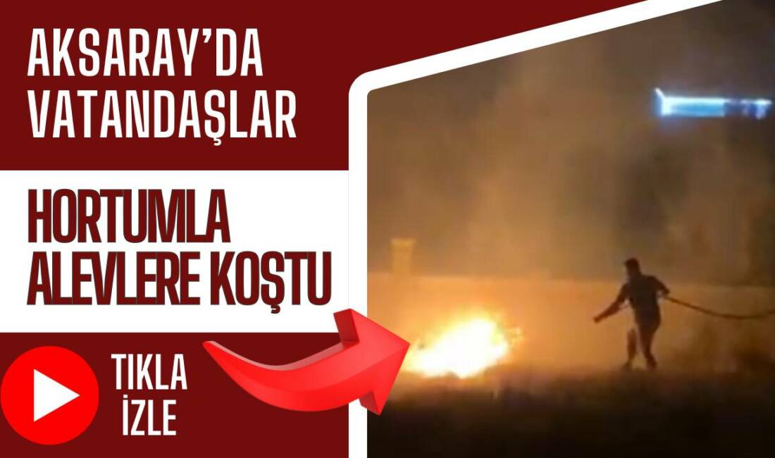 Tacin Mahallesi’nde otluk alanda çıkan yangın apartmanlarda paniğe yol açtı.