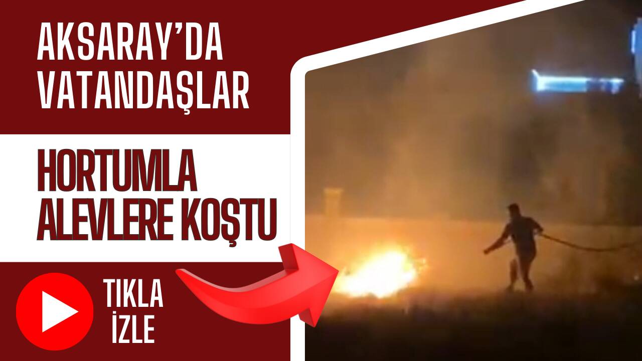 Tacin Mahallesi’nde otluk alanda çıkan yangın apartmanlarda paniğe yol açtı.