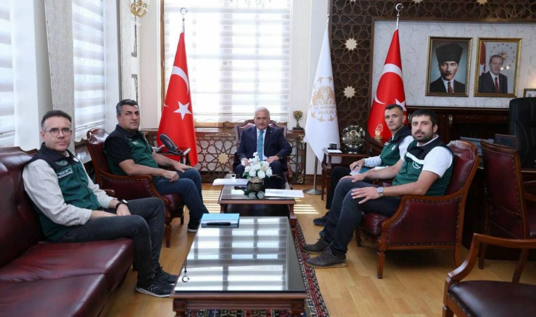 DSİ Konya Bölge Müdürü Mehmet Alp ve beraberindeki heyet, Aksaray