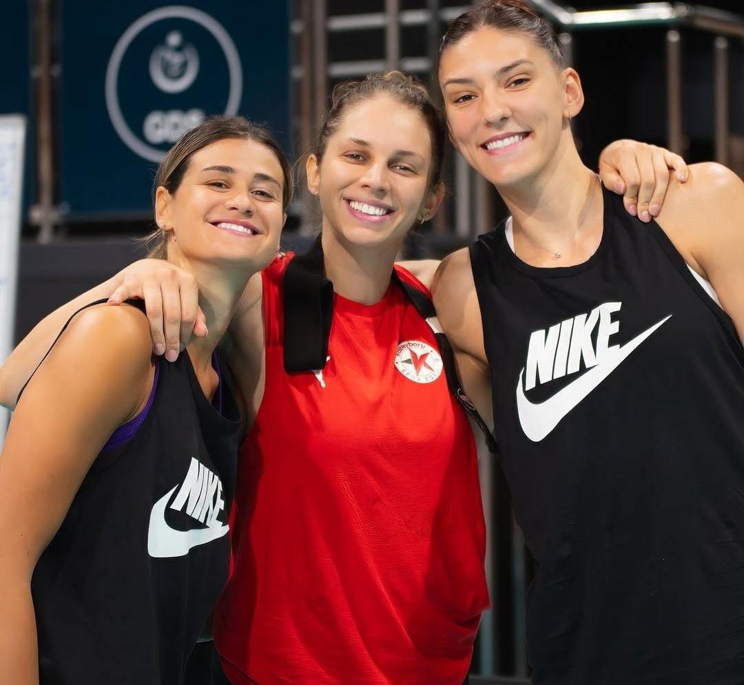 Kuzeyborusporu oyuncusu Sara Lozo, İstanbul'da yapılan hazırlık maçının ardından Sırbistan
