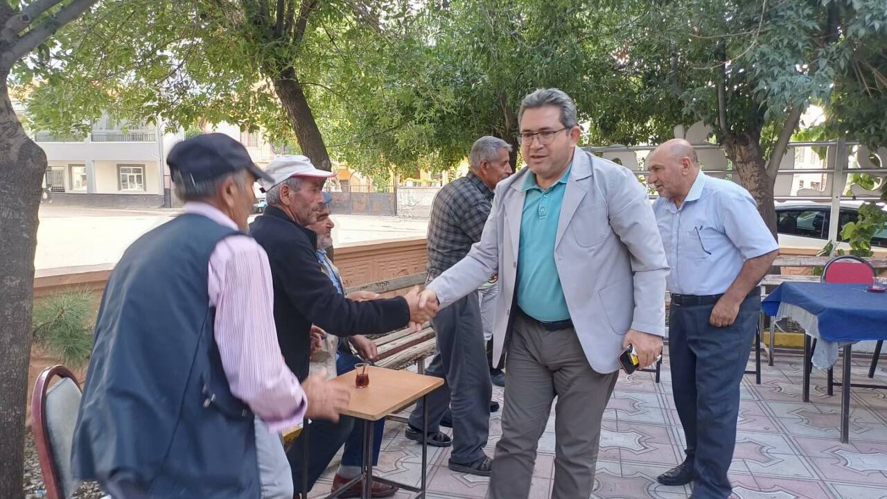 Aksaray İl Genel Meclis Başkanı Latif Ağır, köy ziyaretlerine devam