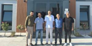 MÜSİAD Karaman Şube Başkanı Musa Akgül, Başkan Yardımcısı Sinan Güney