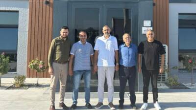 MÜSİAD Karaman Şube Başkanı Musa Akgül, Başkan Yardımcısı Sinan Güney