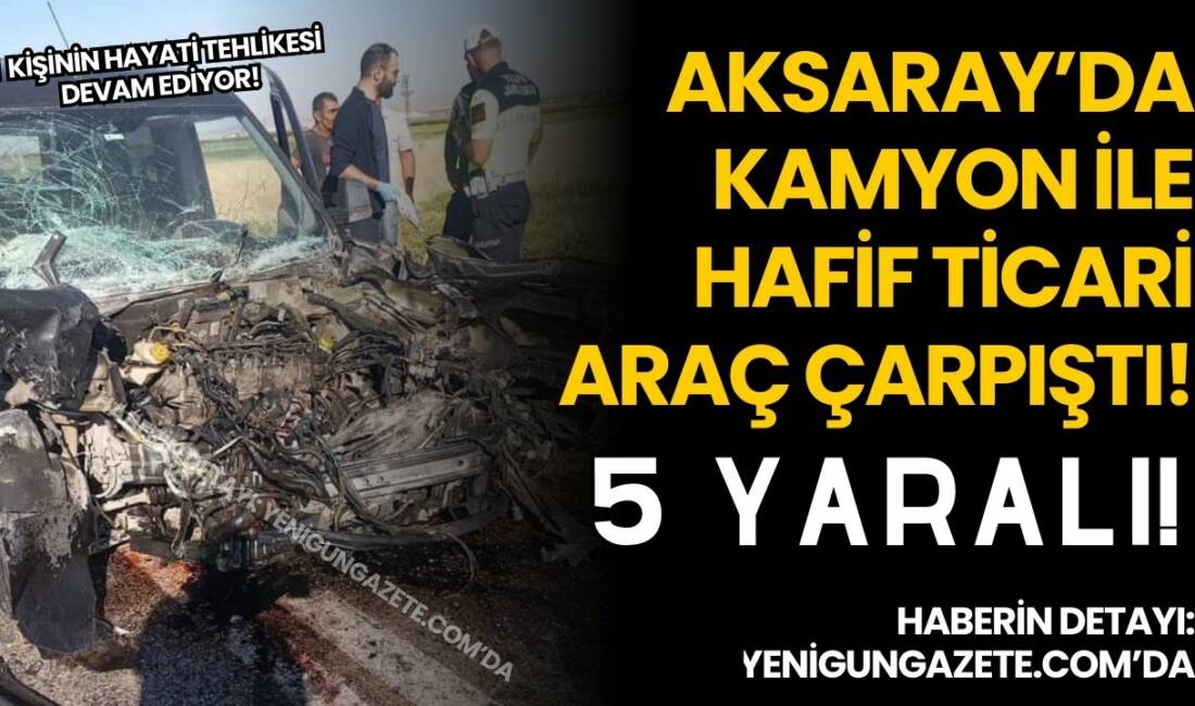 Gülağaç Sofular yol ayrımında sabah saatlerinde meydana gelen kazada 5