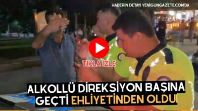 Aksaray’da trafik denetimleri kapsamında yapılan kontrollerde alkollü sürücü yakalandı.