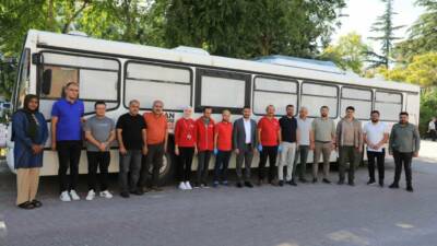 Ortaköy Belediye Başkanı Ahmet Koyuncu öncülüğünde, belediye yönetimi ve personelleri