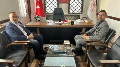 Aksaray PTT Başmüdürü Sezer Karacan, İl Kültür ve Turizm Müdürü