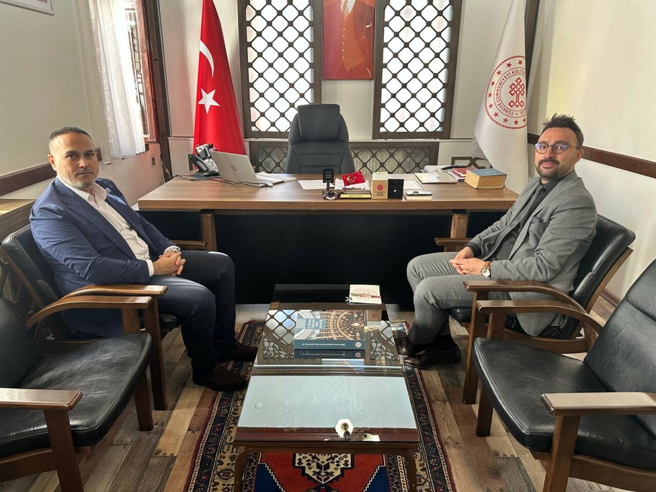 Aksaray PTT Başmüdürü Sezer Karacan, İl Kültür ve Turizm Müdürü