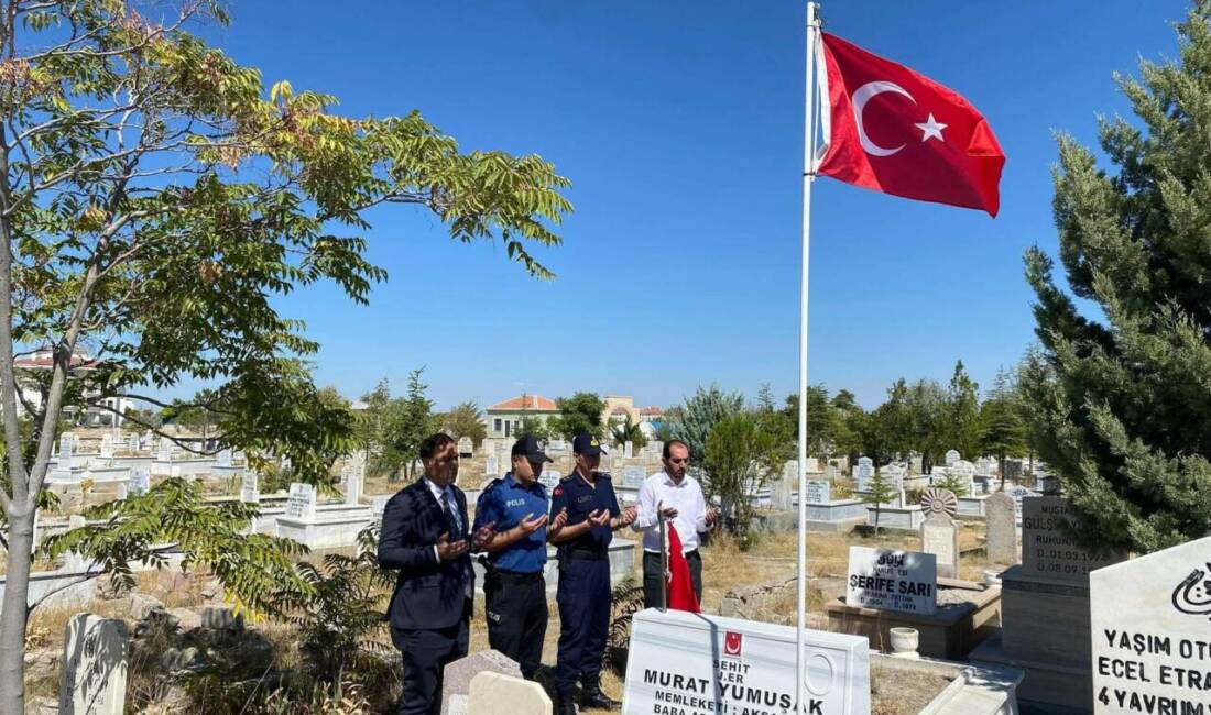 Sultanhanı Kaymakam Bilal Göksun, şehadet yıl dönümü olması sebebiyle Şehit