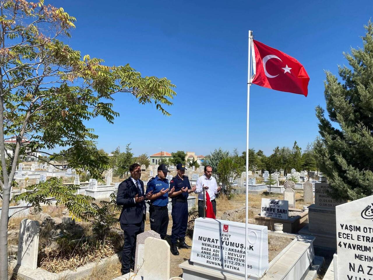 Sultanhanı Kaymakam Bilal Göksun, şehadet yıl dönümü olması sebebiyle Şehit