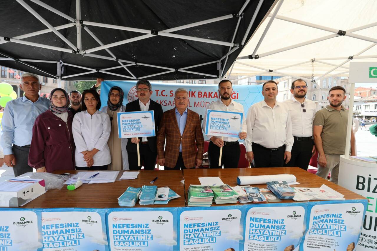 Aksaray Valisi  Mehmet Ali Kumbuzoğlu, Halk Sağlığı Haftası etkinlikleri çerçevesinde