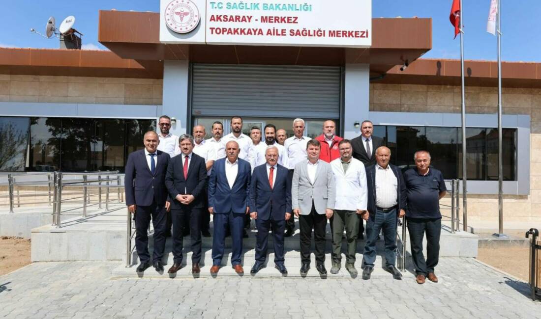 Aksaray Valisi Mehmet Ali Kumbuzoğlu ve Aksaray Belediye Başkanı Evren