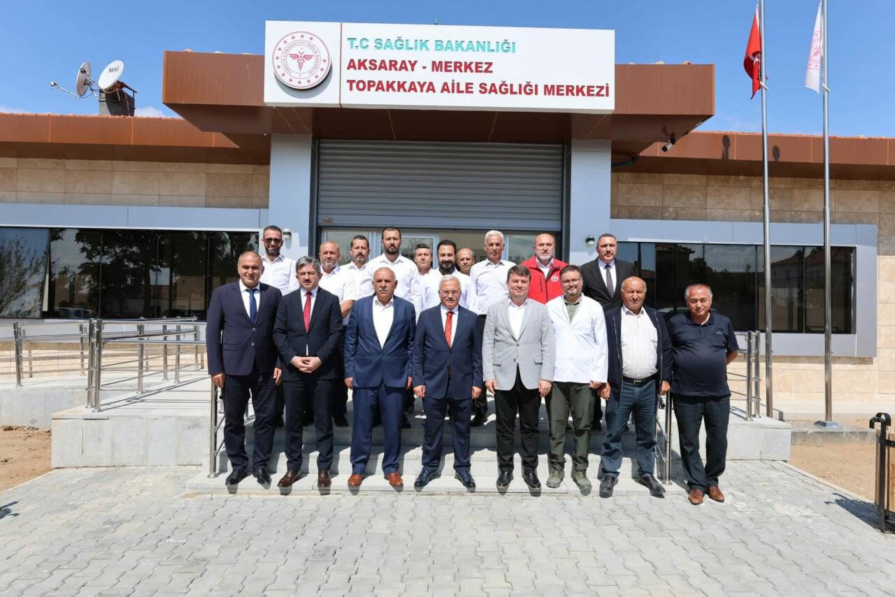 Aksaray Valisi Mehmet Ali Kumbuzoğlu ve Aksaray Belediye Başkanı Evren