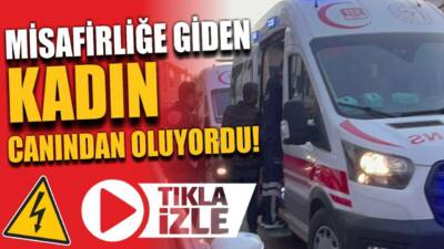 Aksaray Kurtuluş Mahallesi’nde misafirliğe giden kadın elektrik akımına kapılarak yaralandı.