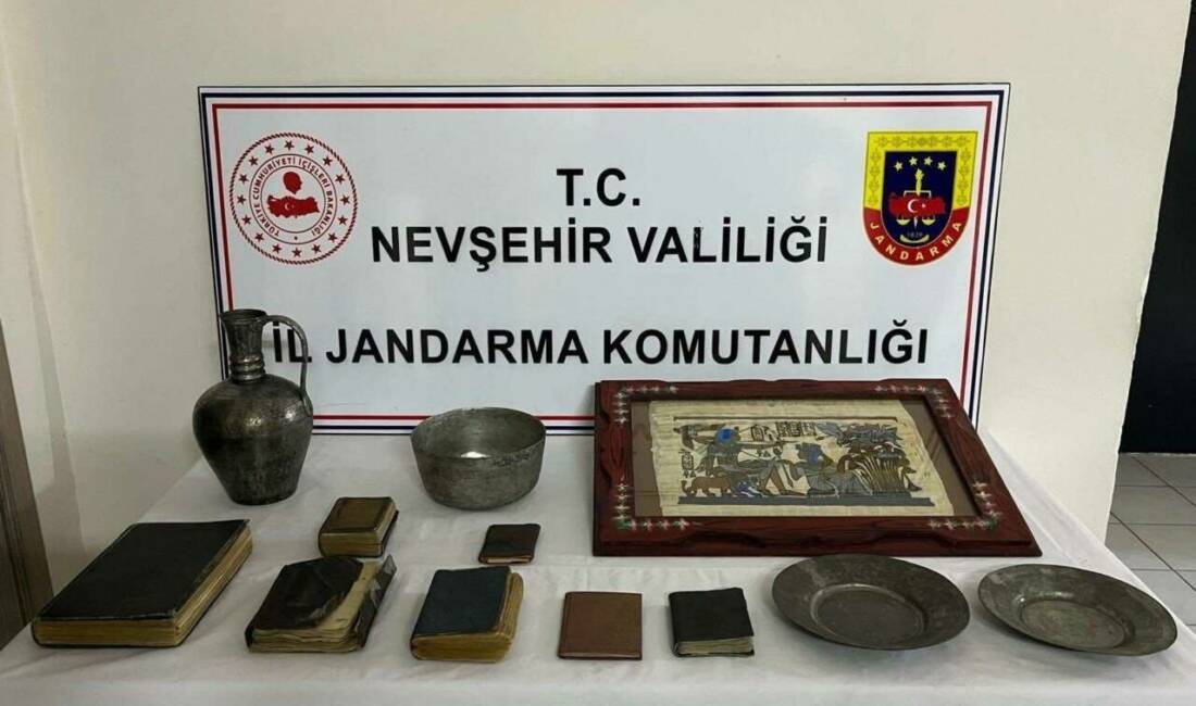 Nevşehir'in Avanos ilçesinde İl Jandarma Komutanlığı ekipleri tarafından 7 el