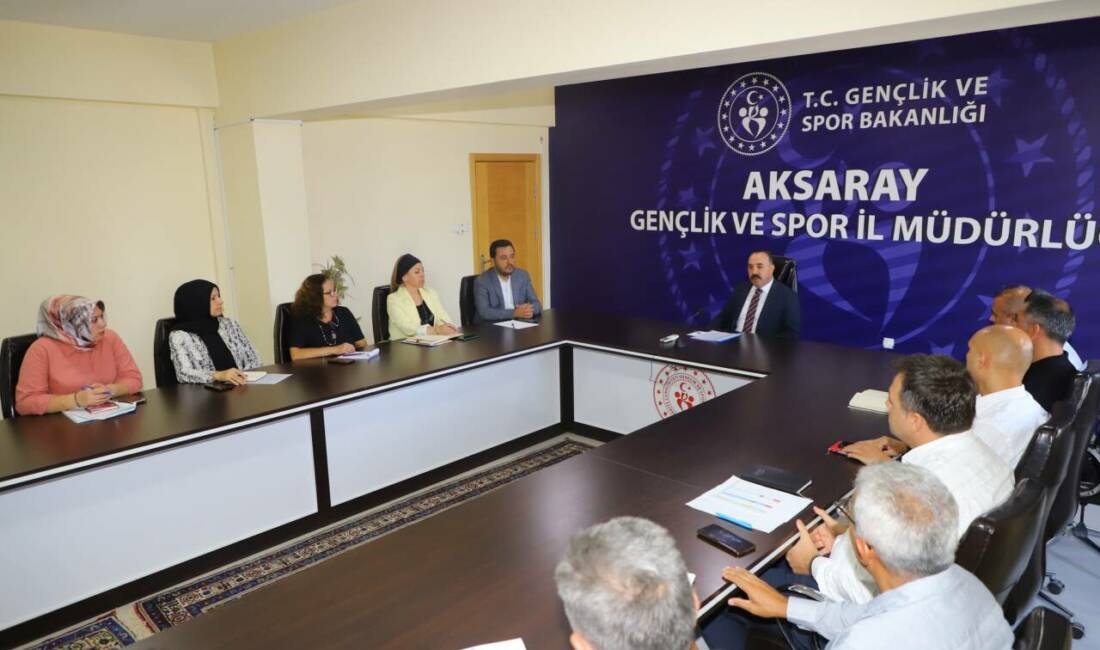 Aksaray Gençlik ve Spor İl Müdürü Aslan Yıldız, yeni eğitim-öğretim