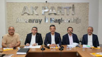 AK Parti Aksaray İl Başkanlığı tarafından düzenlenen İlçe Danışma Meclisi
