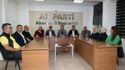 AK Parti Aksaray İl Başkanlığı’nda haftalık olağan yönetim kurulu toplantısı