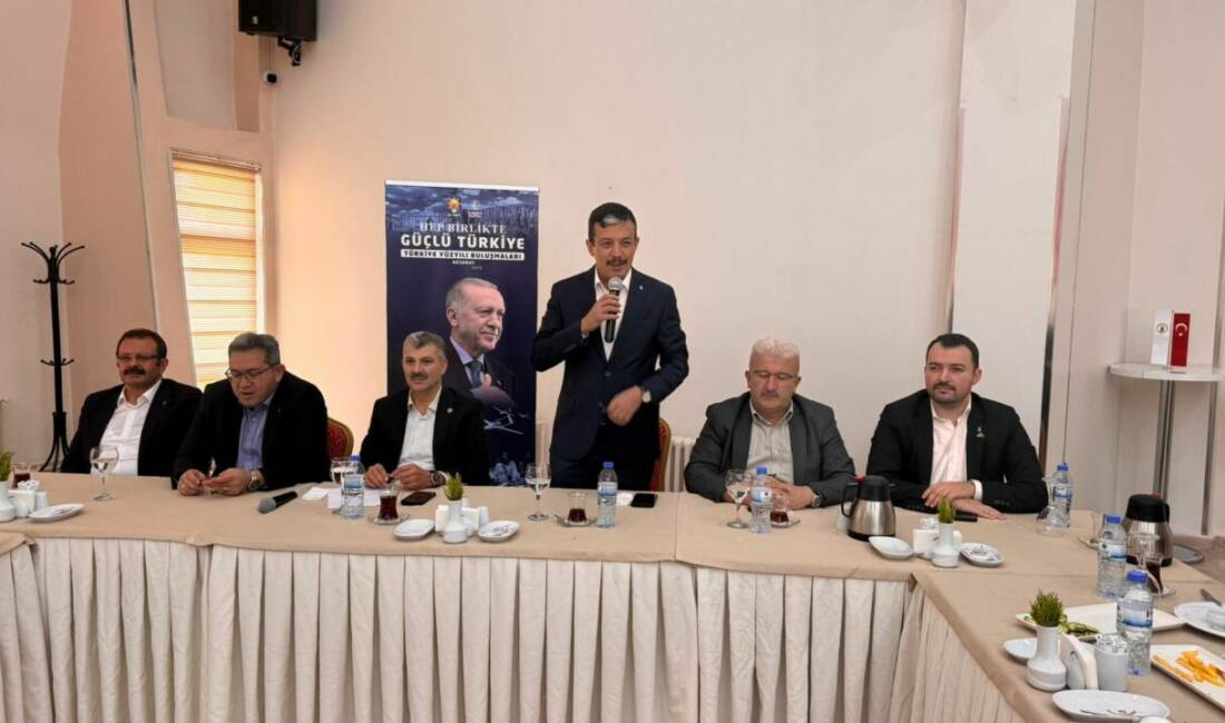 AK Parti Aksaray teşkilatı, basınla buluştu. Yol, içme suyu ve