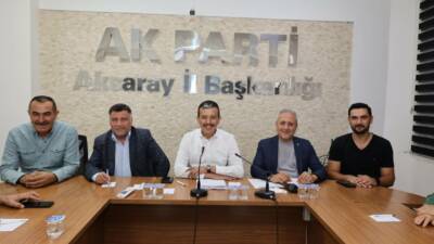 AK Parti Aksaray İl Başkanlığı’nda haftalık olağan yürütme kurulu toplantısı