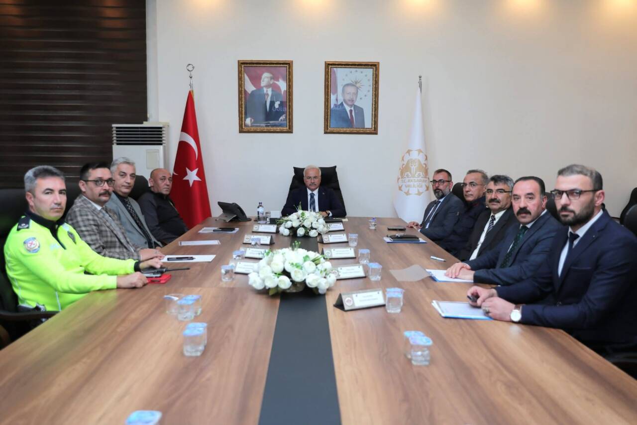 Aksaray Üniversitesi’nde öğrencilerin güvenliği ve huzuru için önemli bir toplantı