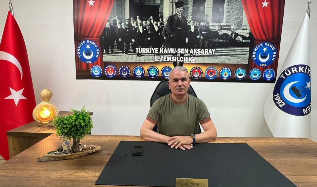 Türk Eğitim-Sen Aksaray Şube Başkanı Ali Toprak, Hazine ve Maliye