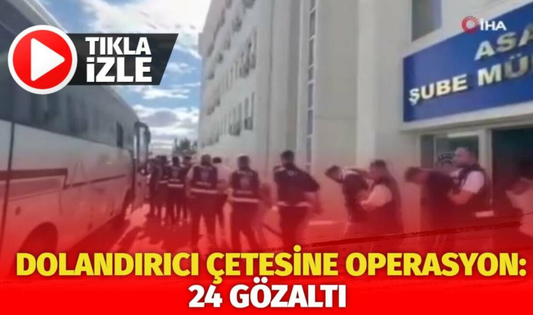 Ankara'da önemli bir operasyon başarı ile tamamlandı. Kendini polis ve