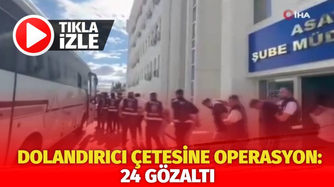 Ankara'da önemli bir operasyon başarı ile tamamlandı. Kendini polis ve