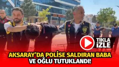 Polis ve bekçilere tekme, yumruk, sandalye ve bıçakla saldıran ve