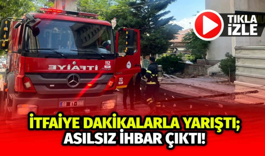 İtfaiye ekipleri yoğun trafiği aşarak olay yerine ulaştı, fakat yapılan