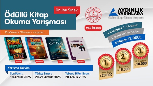 Hayrat Vakfı ve MEB iş birliğiyle düzenlenen yarışmada 5 milyon
