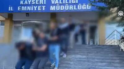 Kayseri'de İl Emniyet Müdürlüğü tarafından düzenlenen yasa dışı bahis operasyonunda
