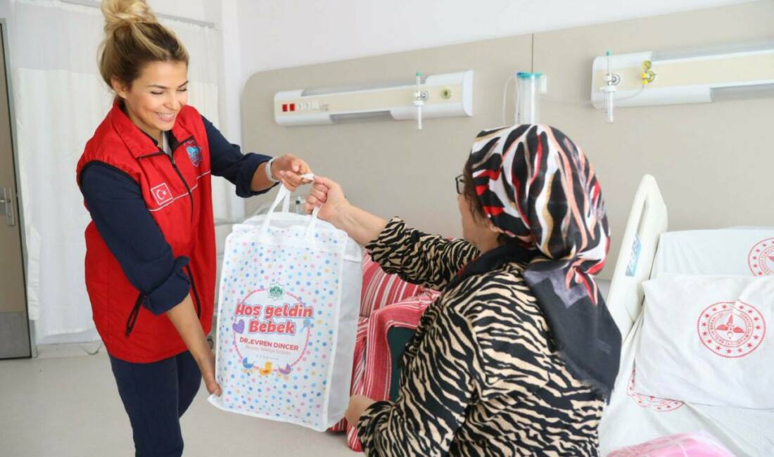 Aksaray Belediyesi, yeni doğan bebeklerin ve ailelerinin mutluluğunu paylaşmak için