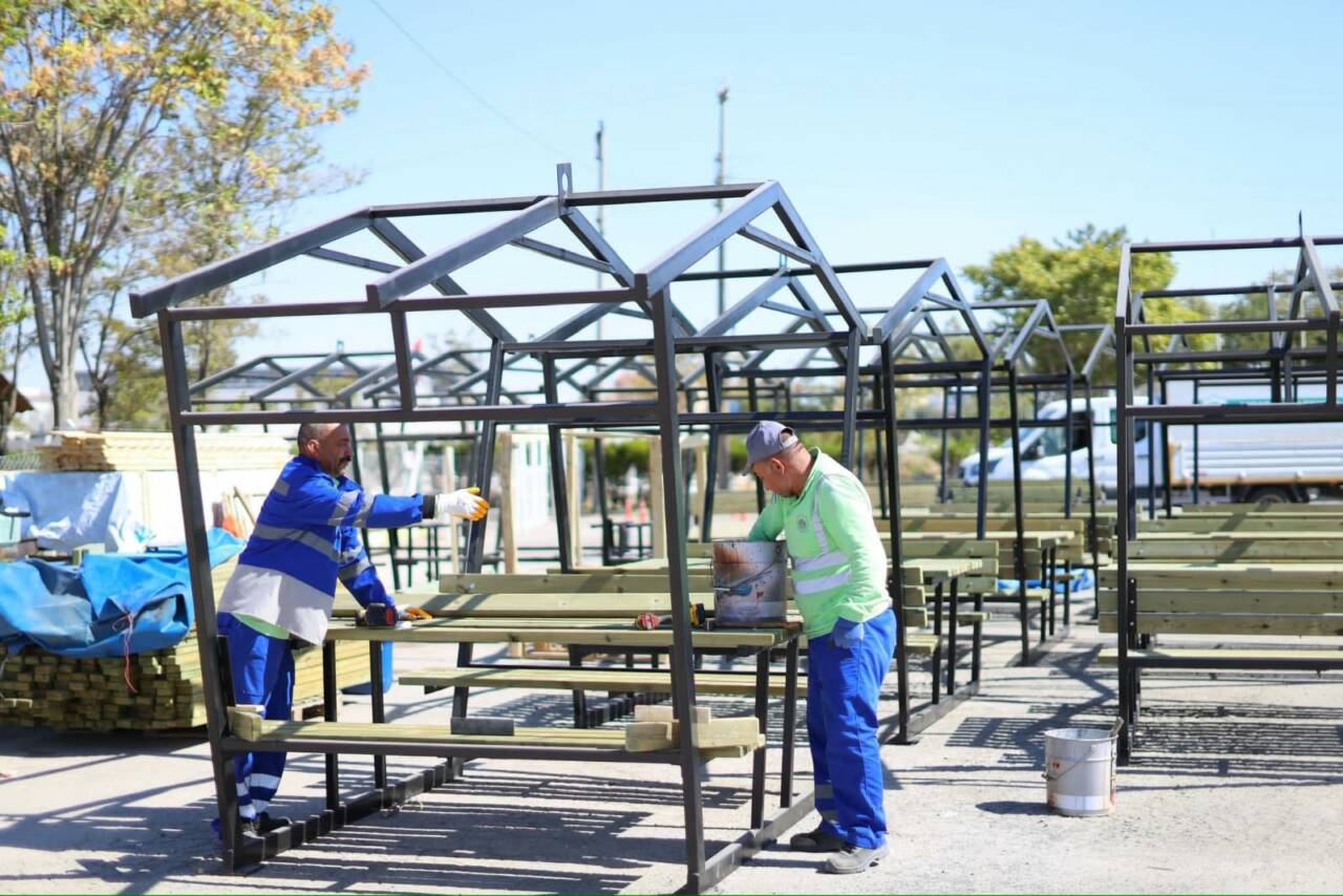 Aksaray Belediyesi, şehirdeki park ve bahçelerin daha estetik ve kullanışlı