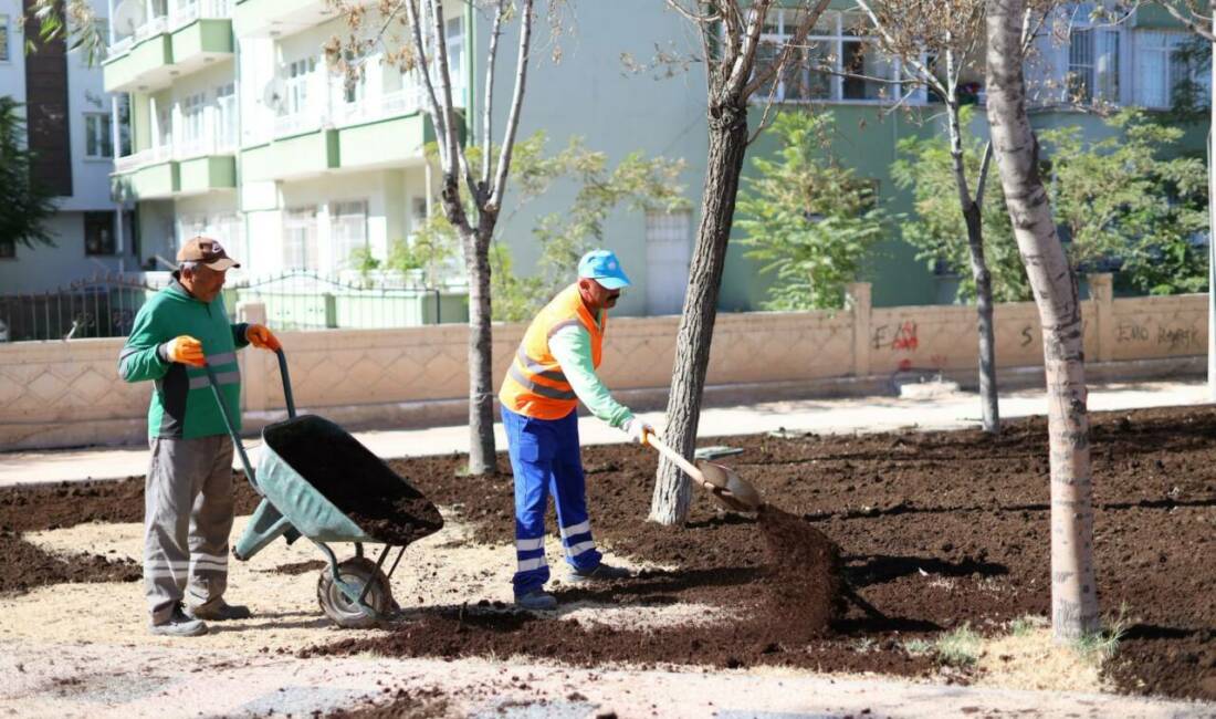 Aksaray Belediyesi, şehir genelinde yeşil alanların kalitesini artırmak ve doğanın