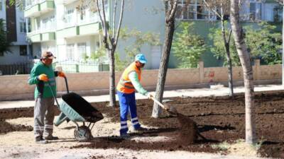 Aksaray Belediyesi, şehir genelinde yeşil alanların kalitesini artırmak ve doğanın